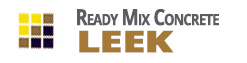 Ready mix concrete Leek